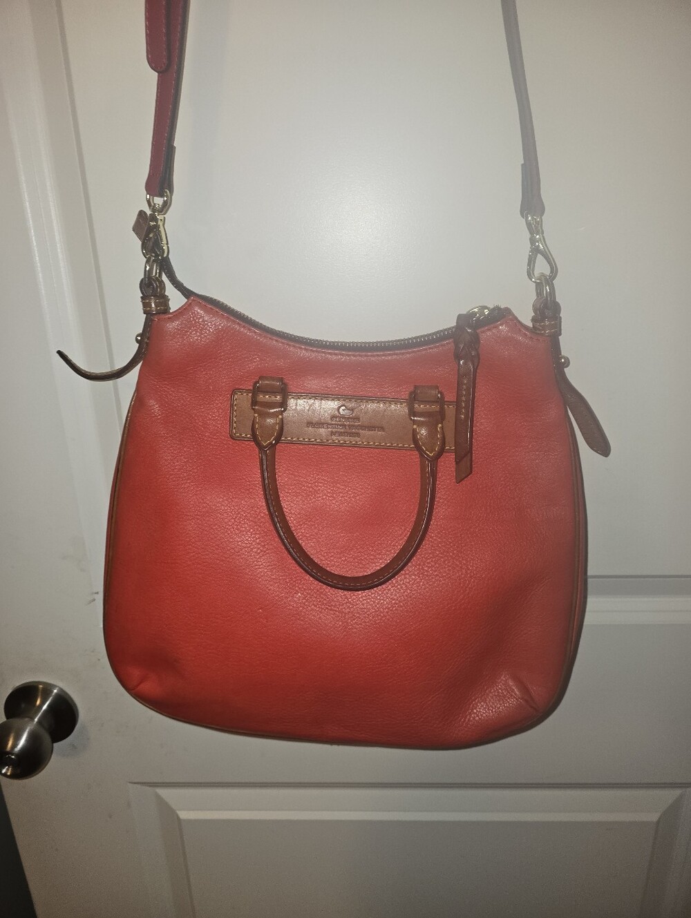 Dooney & Bourke Orange Dillon Shoulder Bag - Picture 8 of 9